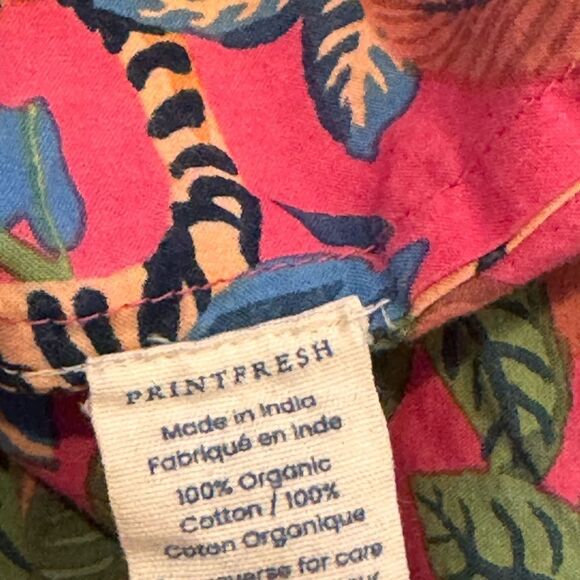 Printfresh Bagheera button down Sleep Shirt Top in hot pink small - Picture 4 of 4